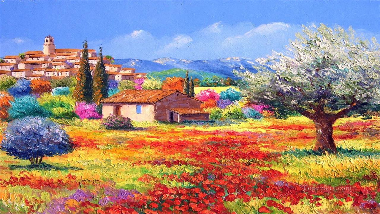 le village perche garden Oil Paintings